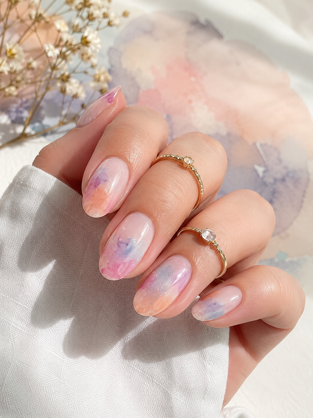 Aquarell Gel Nails